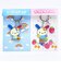 サンリオ ウサハナ 2連ラメ入りアクリルキーホルダー (いちご) Sanrio