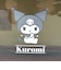 サンリオ クロミ クリアポーチ (ブラック×ピンク) Sanrio