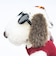 スヌーピー ジョークール マスコットキーホルダー (レッド) カレッジスタイルシリーズ SNOOPY