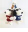 スヌーピー ジョークール マスコットキーホルダー (ブルー) カレッジスタイルシリーズ SNOOPY