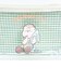 スヌーピー ライナス 3ポケットポーチ グリーンチェック SNOOPY