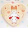 ポケットモンスター ヒバニー＆モクロー・マホミル ハート缶バッジ2個セット 日本製 ポケモン ポケピース