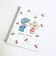 水森亜土 クリアカバーノート(B6) アイボリー 文具 日本製