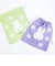 ミッフィー miffy 巾着 グリーン ピスタチオ＆ラベンダーシリーズ