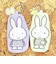 ミッフィー miffy ダイカットポーチ パープル ピスタチオ＆ラベンダーシリーズ