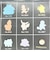 ポケットモンスター 舟形ポーチ シルエット カラフル ポケモン