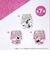 スヌーピー 75th トレーディングアクリルマグネット ピンク 全7種 コンプリートBOX 文具 日本製 SNOOPY