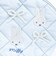 ミッフィー miffy ティッシュポーチ ブルー キルティングパールシリーズ