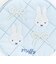 ミッフィー miffy サークルポーチ ブルー キルティングパールシリーズ