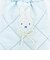 ミッフィー miffy カラビナ付きミニ巾着 ブルー キルティングパールシリーズ