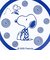 スヌーピー 陶器コースター 波 ジャパニーズスタイル 食器 SNOOPY