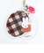 ミッフィー miffy アクリルキーホルダー (ベージュ) ダイアゴナルチェックシリーズ