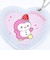 サンリオ JOCHUM(ジェオチャム) ぽぽ ハート型スライドミラー ジャンプ！スキップ！シリーズ JO1 Sanrio