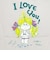 水森亜土 チェーン刺繍柄ゆったりシルエット半袖Tシャツ（M） ライトパープル アパレル