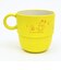 スヌーピー ミニスタッキングカップ (イエロー) Giggle Tableシリーズ コップ 日本製 SNOOPY