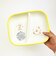 スヌーピー スクエアプレート (イエロー) Giggle Tableシリーズ 食器 日本製 SNOOPY
