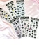 サンリオ ウサハナ キラキララインストーンシール モノクロシリーズ 文具 Sanrio