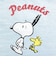 スヌーピー ウッドストック ジャガードトートバッグ (ブルー) SNOOPY