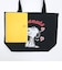 スヌーピー ハート ジャガードトートバッグ (ブラック) SNOOPY