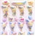 サンリオ ウサハナ コットンパフィーシール コギャル 文具 Sanrio