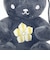 家紋シリーズ 漆黒の歴史ベア 明智光秀 明智家 桔梗紋  クマアンドベアー 歴史 戦国 kuma and bear 歴史ベアシリーズ