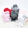 サンリオ ハローキティ ふわふわグリッターマスコットキーリング (グレー) 推し活 Sanrio