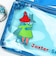 ムーミン ヨクサル＆スナフキン PVCポーチ(S) ブルー MOOMIN