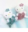 サンリオ ハローキティ マーメイドグリッターマスコットキーホルダー (ピンク) Sanrio