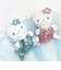 サンリオ ハローキティ マーメイドグリッターマスコットキーホルダー (ブルー) Sanrio