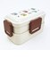 スヌーピー 2段ふわっと弁当箱 クッキー ランチ 日本製 SNOOPY