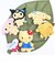 サンリオ 日焼け シナモロール ダイカットぬいぐるみミラー シナモン 鏡 Sanrio