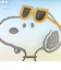 スヌーピー メッシュフラットポーチ サンセットサングラス SNOOPY