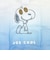 スヌーピー ジョークール メッシュエコバッグ サンセットサングラス SNOOPY