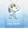 スヌーピー ジョークール メッシュエコバッグ サンセットサングラス SNOOPY