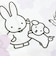 ミッフィー  miffy × 鳥獣戯画 カーテン(A) 日本製