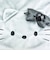 サンリオ ハローキティ フェイス巾着 グレー Sanrio