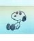 スヌーピー ジョークール メッシュミニポーチ グラデーション SNOOPY