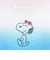 スヌーピー メッシュフラットポーチ グラデーション SNOOPY