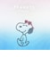 スヌーピー メッシュフラットポーチ グラデーション SNOOPY