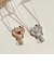 SWIMMER ジュエリー ピンクゴールド アクアマリン スイマー ネックレス