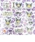 サンリオ クロミ × LOVEBOAT (ラブボート)  シール PURPLE LEOPARD 文具