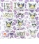 サンリオ クロミ × LOVEBOAT (ラブボート)  シール PURPLE LEOPARD 文具