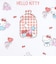 サンリオ ハローキティ ゴムバンド付きクリアファイル レッド 文具 Sanrio