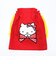 サンリオ ハローキティ ×くまのがっこう さがら刺繍巾着 レッド Sanrio
