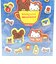 サンリオ ハローキティ ×くまのがっこう ぷっくりシール ブルー 文具 Sanrio