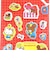 サンリオ ハローキティ ×くまのがっこう ぷっくりシール レッド 文具 Sanrio