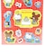 サンリオ ハローキティ ×くまのがっこう ぷっくりシール レッド 文具 Sanrio