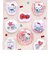 サンリオ ハローキティ ぷっくりドームシール レッド 文具 Sanrio