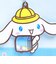 サンリオ シナモロール シャカシャカアクリルキーホルダー ゆめいろランドセル シナモン Sanrio