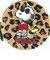 スヌーピー ジョークール × ウッドストック サークルさがらポーチ (LEOPARD) SNOOPY